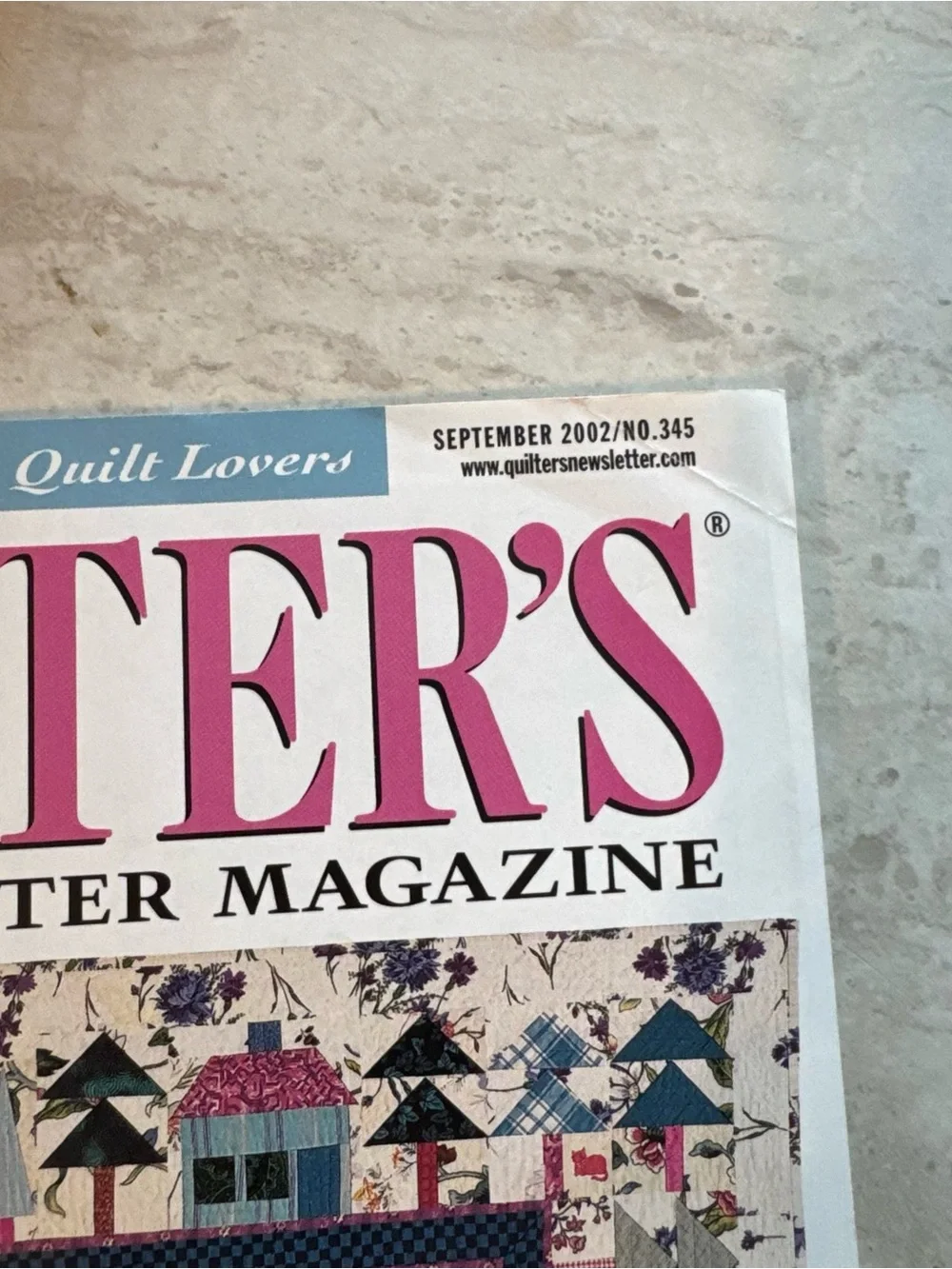 Quilter’s Newsletter Magazine Vintage‎ September 2002